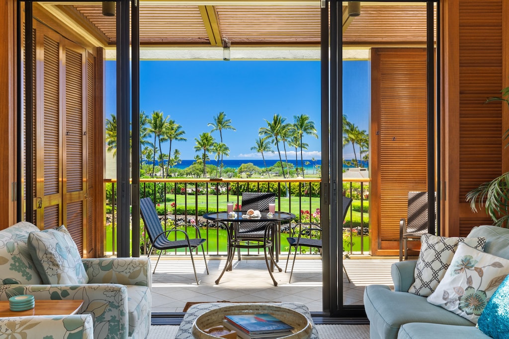 Ocean views from this Waikoloa vacation rental