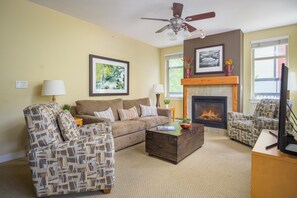 Bring everyone together in the plush living room