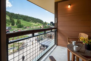 Enjoy slopeside views from your private balcony