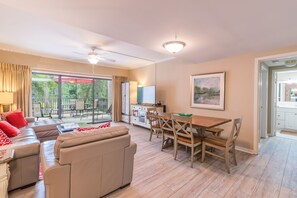 Living Area + Dining Table
