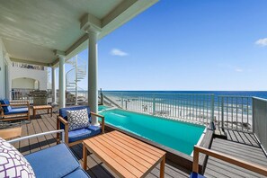 Sanctuary at Frangista Beach - Beachfront Vacation Rental House with Private Pool, Movie Theater, and Elevator in Destin, Florida - Five Star Properties Destin/30A