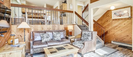 Cozy living room on the second level - Cedars 2 Breckenridge Vacation Rental