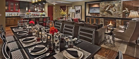 Luxurious dining area