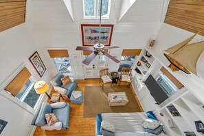 Upstairs living view