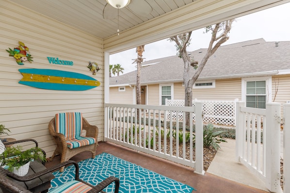 Perfect patio to enjoy the Texas breeze