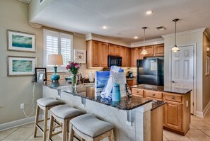 Kitchen - New barstools added in 2019