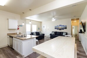 Large dining table perfect for gatherings