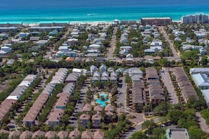 Aerial view of Villages of Crystal Beach