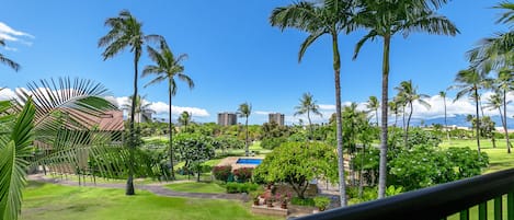 Unwind on your lanai as you take in the tropical landscape