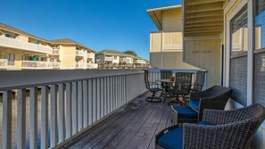 If you're looking for a true waterfront unit, then come on over to PJ's Beach House and take a seat on your private deck.