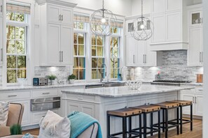 Incredible kitchen as beautiful as it is functional