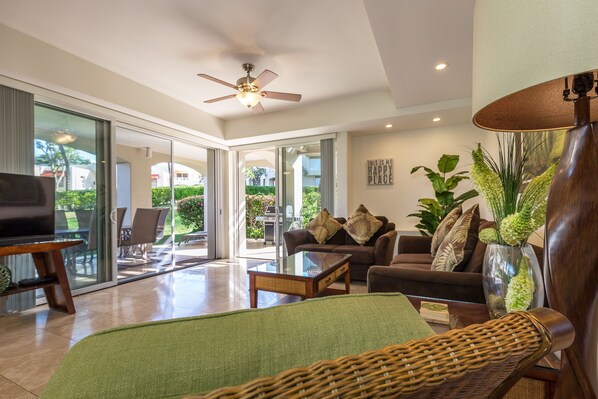 Living Room Area With All New Furniture