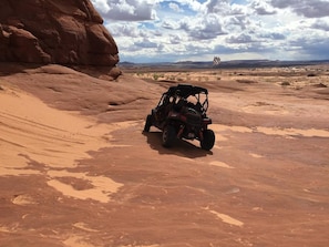 There are hundreds of ATV trails in the surrounding area.