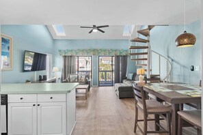View from hallway to visualize the entire open floor plan concept!