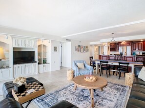 Open concept floor plan