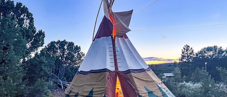 Tipi at Dusk 