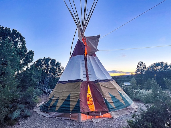 Tipi at Dusk 