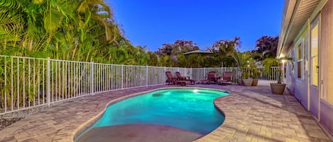 Outdoor Patio / Private Heated Pool