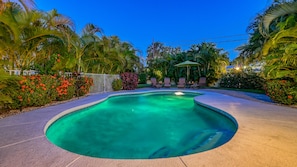 Outdoor Patio / Private Heated Pool