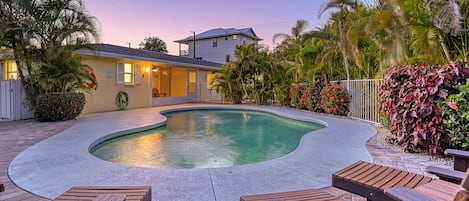 Outdoor Patio / Private Heated Pool