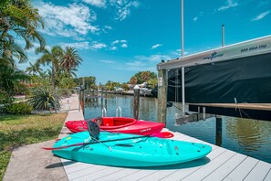 2 Kayaks "On Deck" for Your Enjoyment