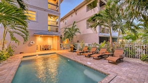 Outdoor Patio / Private Heated Pool - 1034