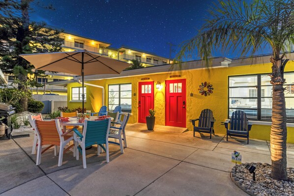 Front of home.  Casita Mar is the right side.