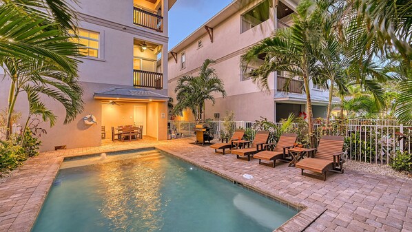 Outdoor Patio / Private Heated Pool