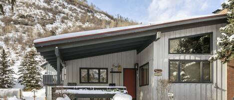 Exterior of Home with Large Patio