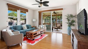 Pili Mai Resort at Poipu #15C - Spacious Living Room - Parrish Kauai