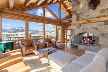 Luxury Mtn Log Home, Spacious/Serene/Picturesque w/Private Hot Tub, 2 Masters, 10 min to Telluride