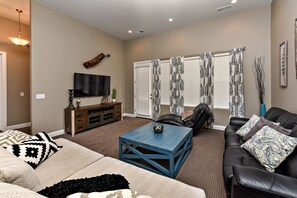 Living Room View - Watch your favorite show and relax in the Living Room after a long day of adventures.