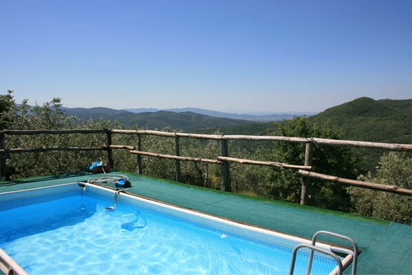 Water, Sky, Water Resources, Property, Blue, Swimming Pool, Azure, Plant, Fence, Mountain