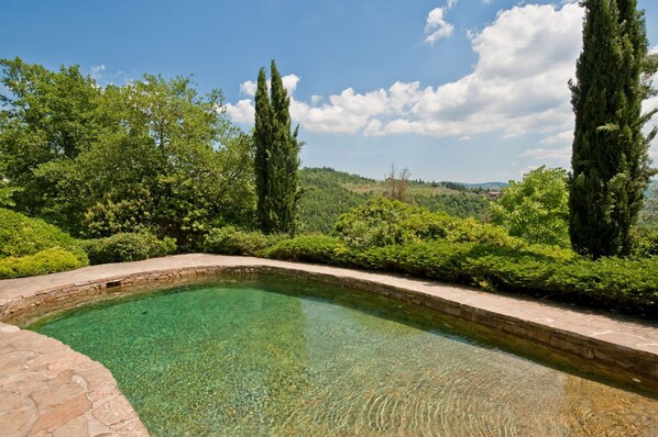 Property, Natural Landscape, Water, Swimming Pool, Estate, Garden, Grass, Real Estate, Botany, Tree