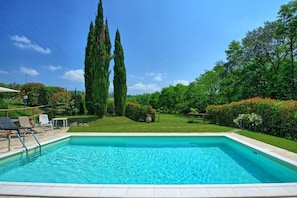 Garden, Pool, Summer