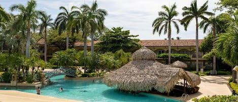 Spectacular swimming pool and wet Bar