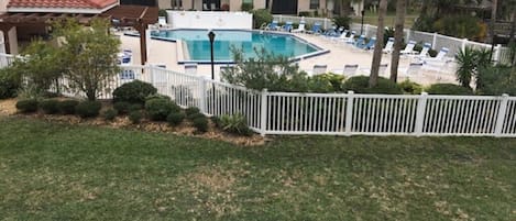 Beach Pool - View from the balcony