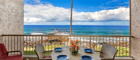 The view from A-15 at the Kona Reef will take your breath away