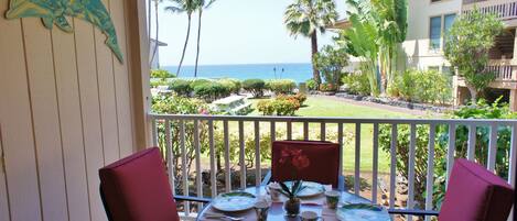 Lanai with nice Ocean View