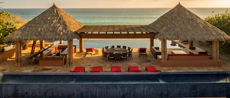 Patio with pool and ocean view-1