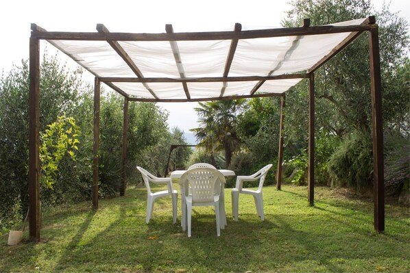 Plant, Furniture, Sky, Shade, Tree, Chair, Table, Outdoor Furniture, Outdoor Table, Grass