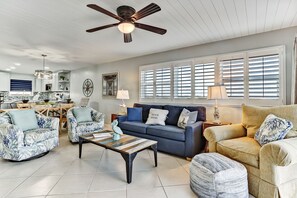 Living Room and Balcony with Ocean View