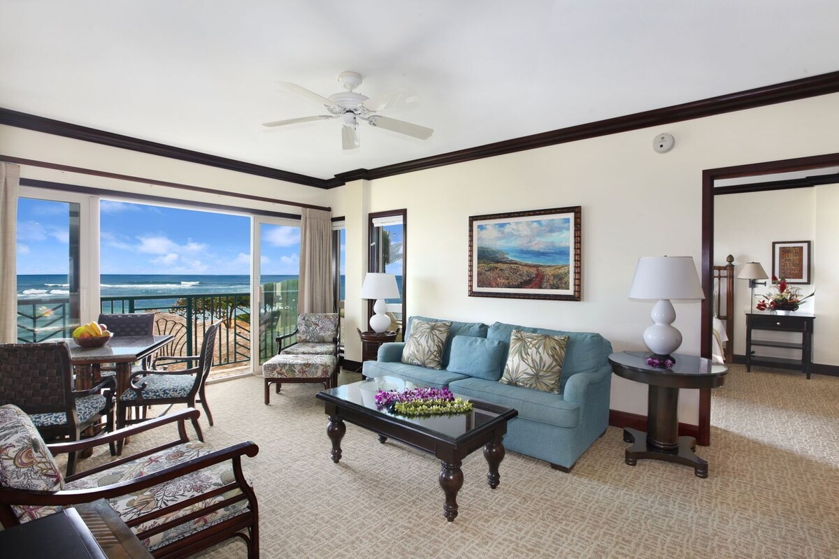 Waipouli Beach Resort Exquisite Luxury VIP Oceanfront Condo! AC Pool