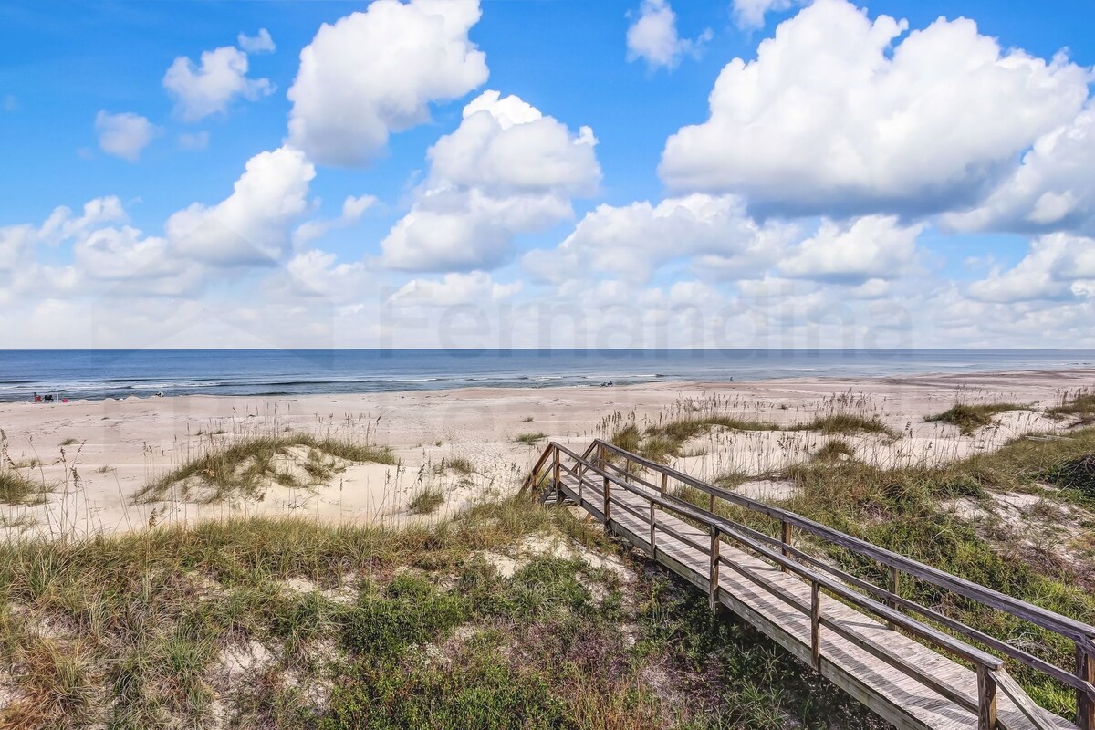 Newly Renovated Oceanfront home, features deck which overlooks the Atlantic Ocean.