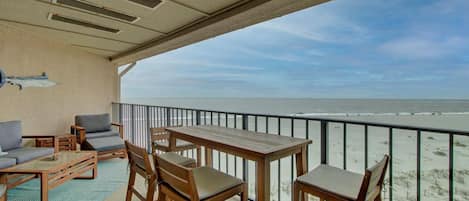 Oceanfront Deck.