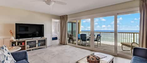 Living Room and Balcony with Ocean View