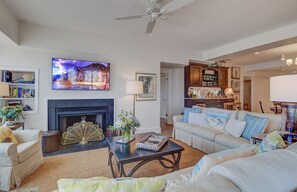 Unwind on the couch after a day in the sun.