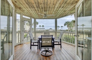 Screened in porch.