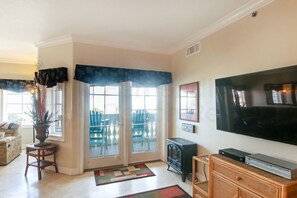 Living Room and Balcony with Ocean View