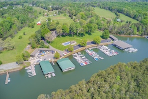 Boat slip for guests